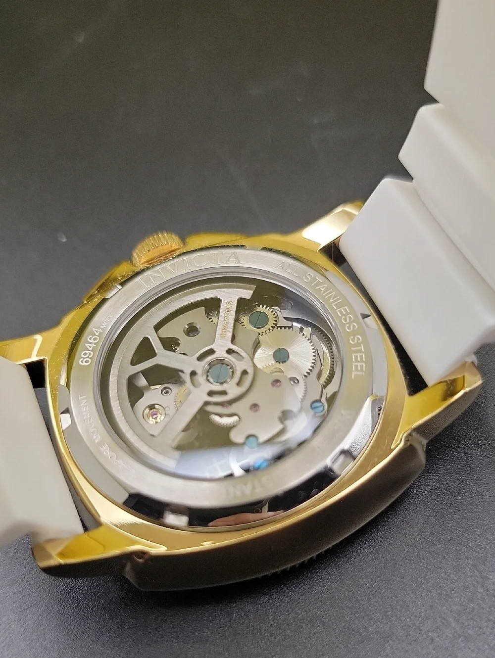 69464 Invicta Sea Hunter Obsidian Automatic Men's Watch w/ Skeleton Dial 44mm